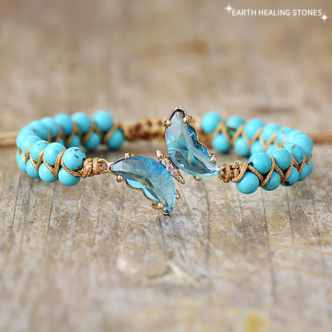 Healing and protective Aum Turquoise Bracelet - Justwowfactory