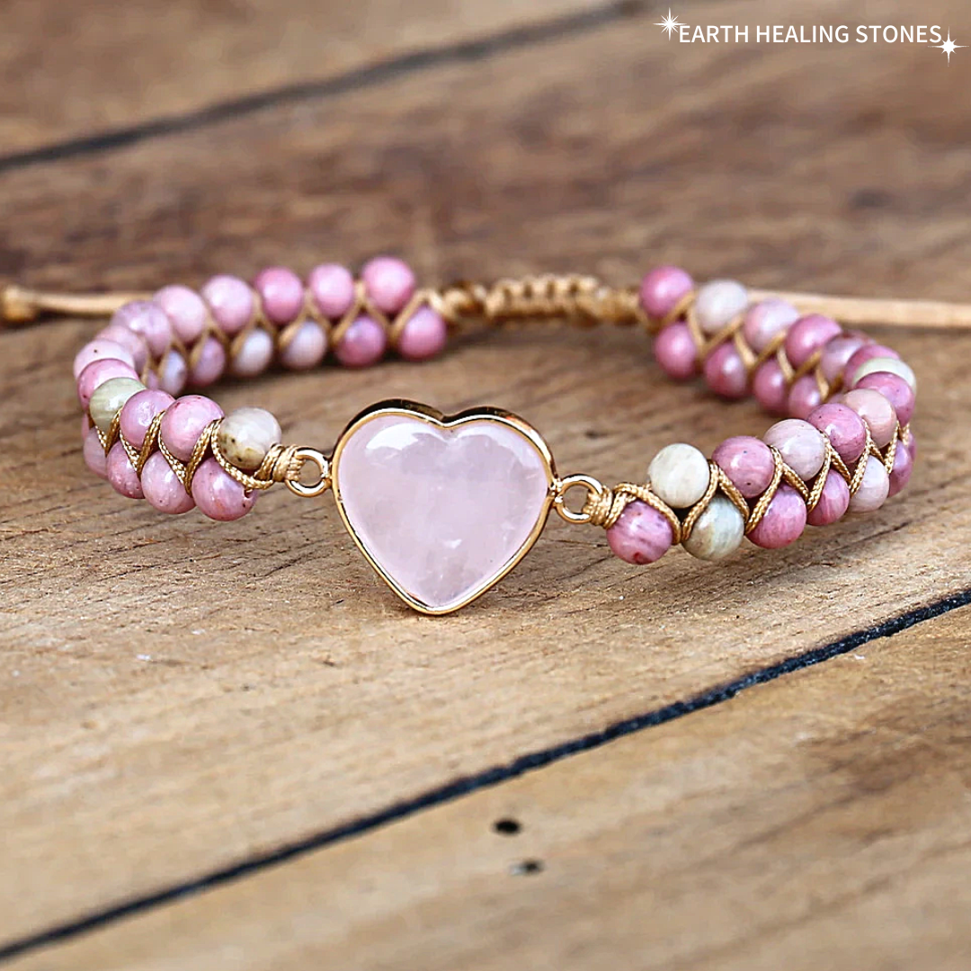 Heart Protection Rose Quartz Bracelet