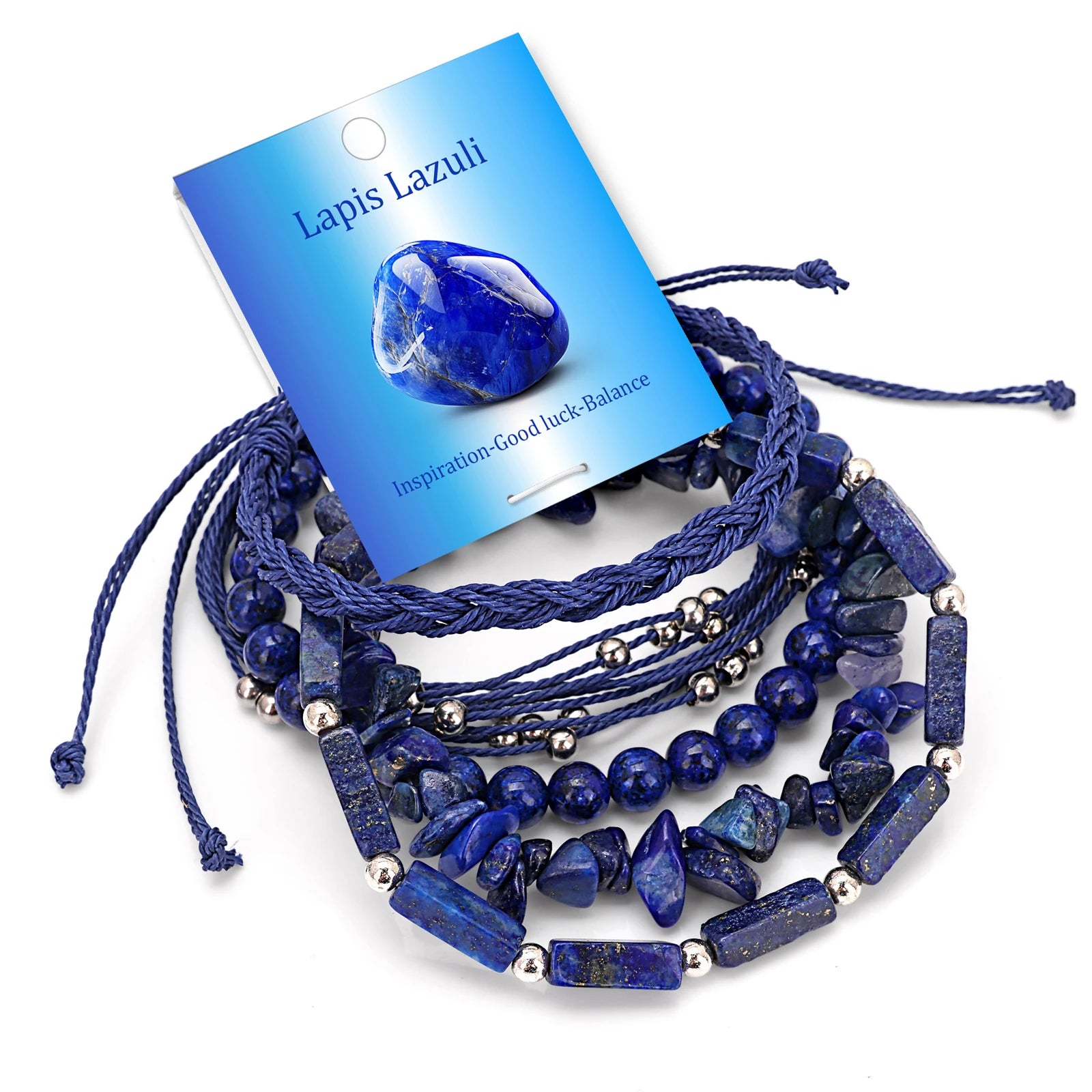 5 Piece Stone Bracelet Sets