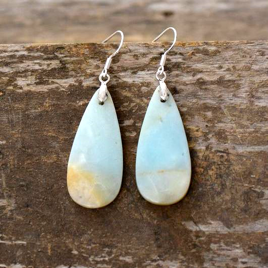 Amazonite Dangle Earrings