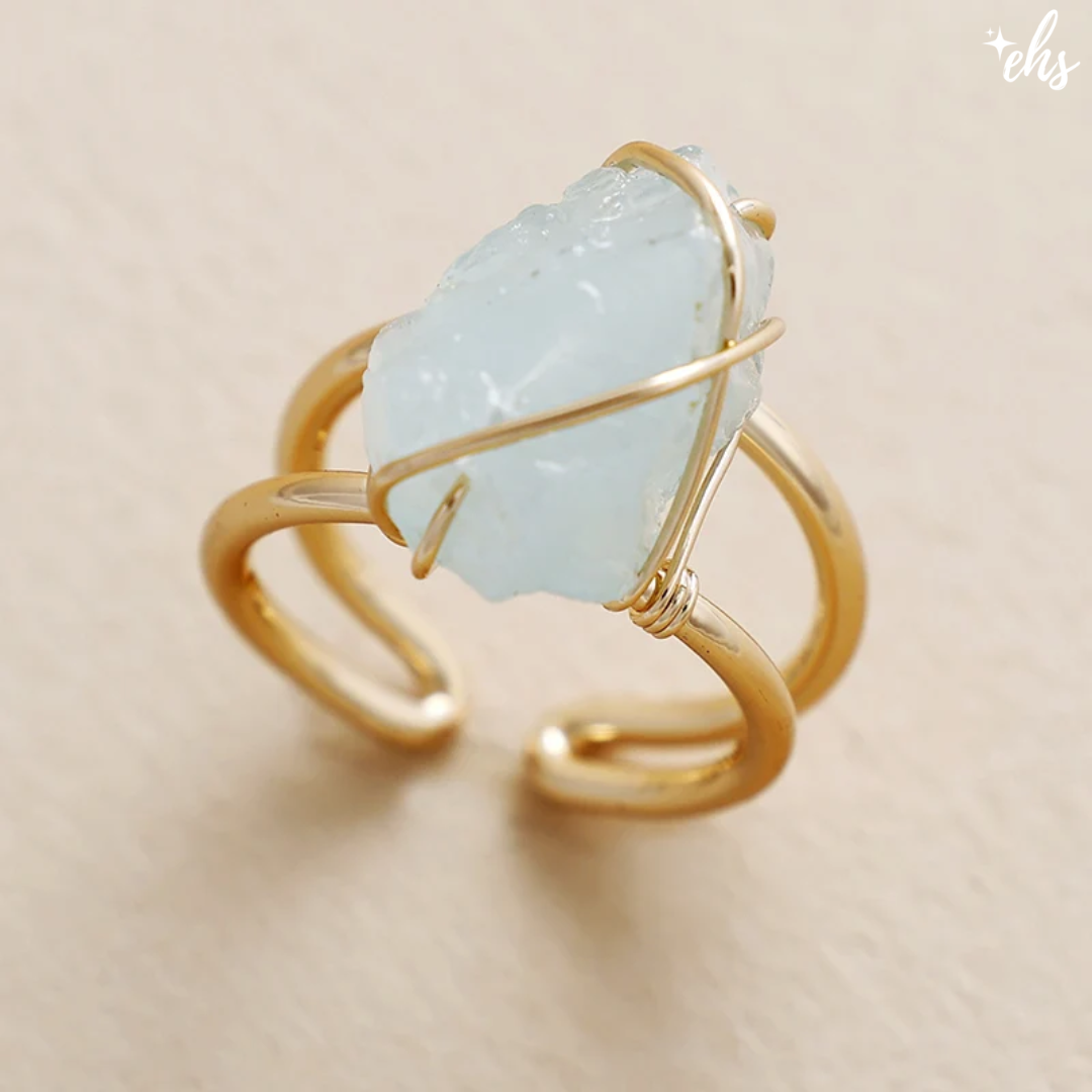 Calming Aquamarine Ring