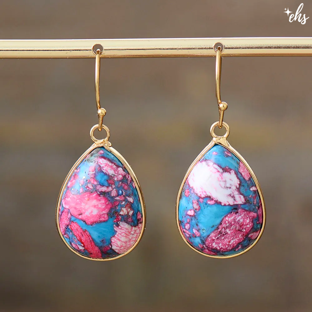 Cotton Candy Jasper Earrings
