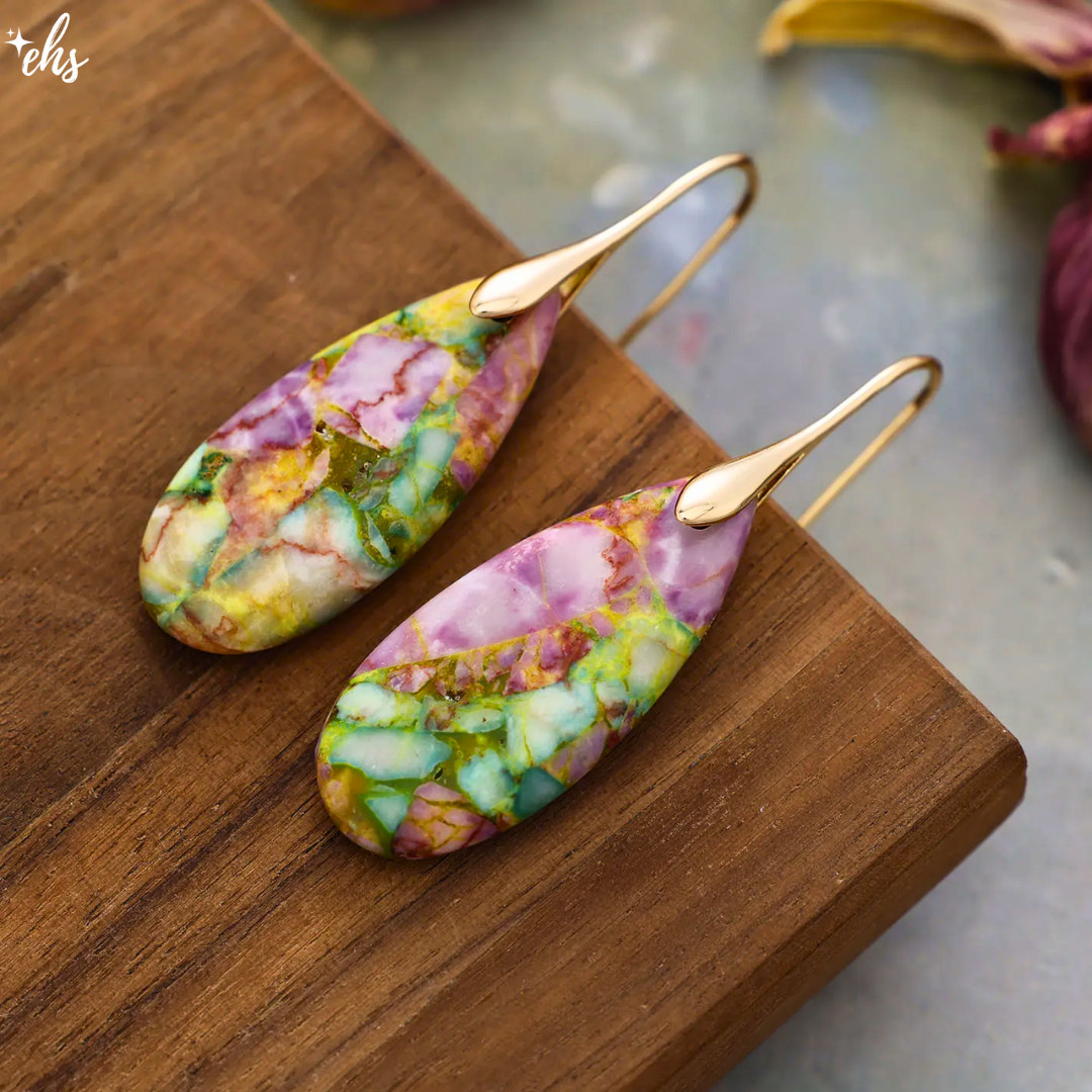 Full Bloom Jasper Earrings