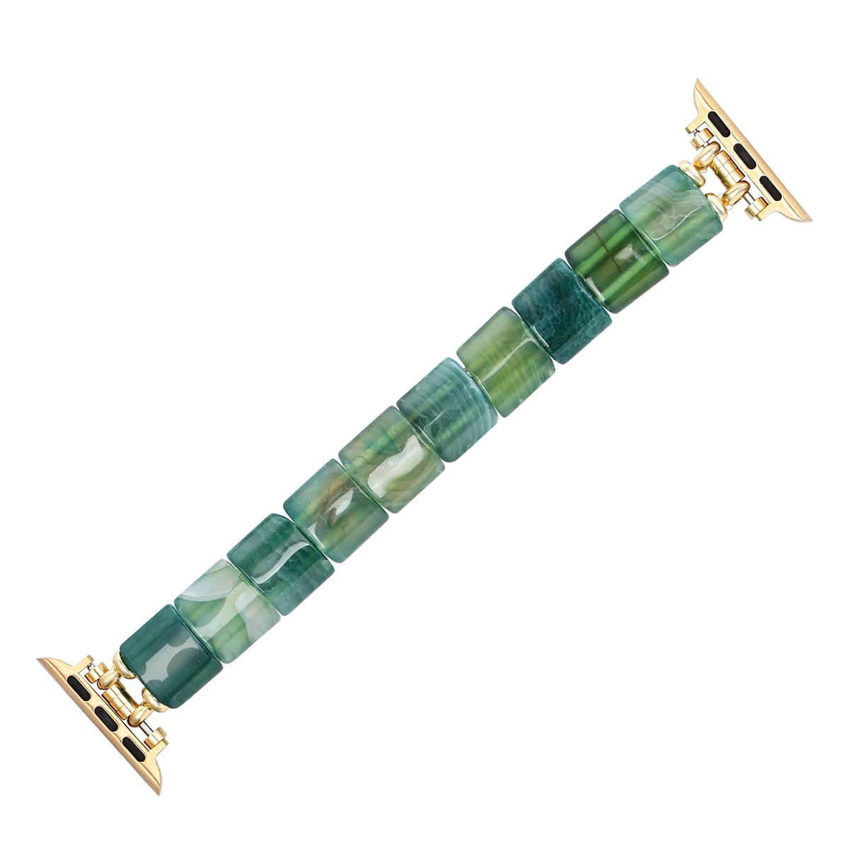 Green  Agate Stretch Apple Watch Strap