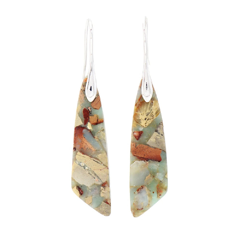 Boho Spiritual Jasper Earrings