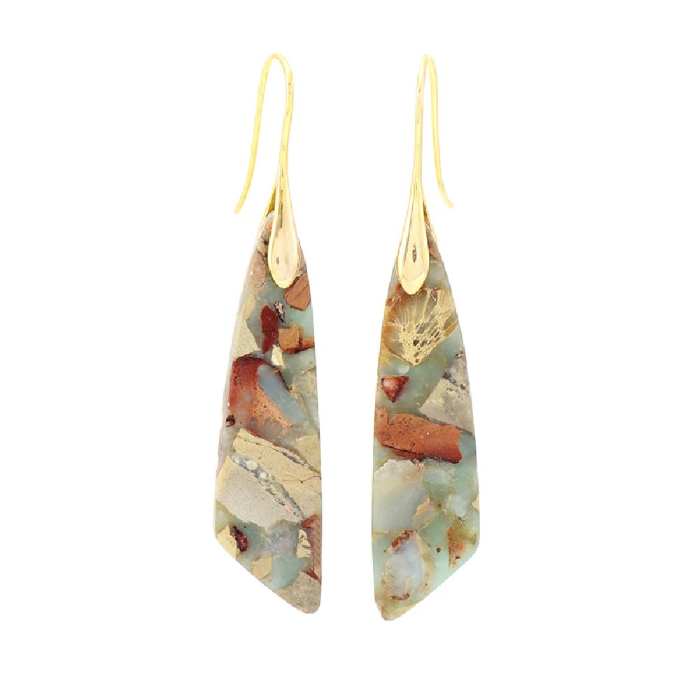 Boho Spiritual Jasper Earrings