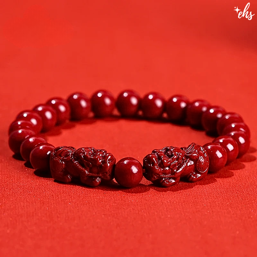 Lucky & Wealth Cinnabar Bracelets