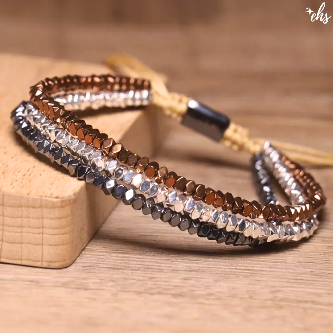 Metallic Eclipse Hematite Bracelet