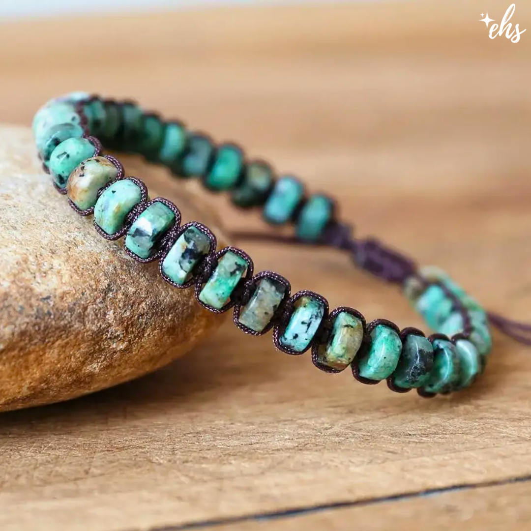 African Jasper Adjustable Boho Bracelet
