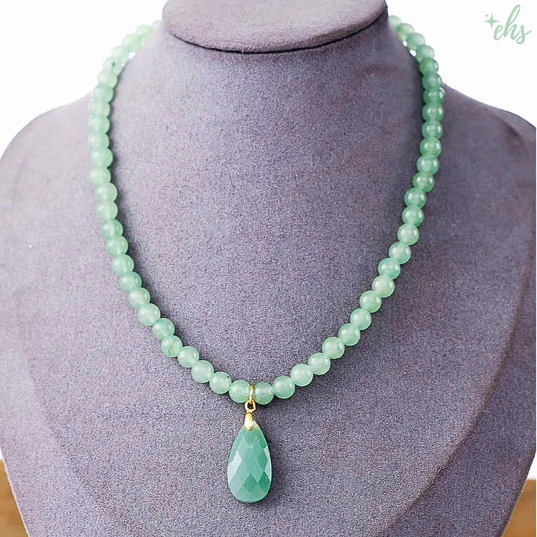 Sacred Teardrop Crystal Necklace