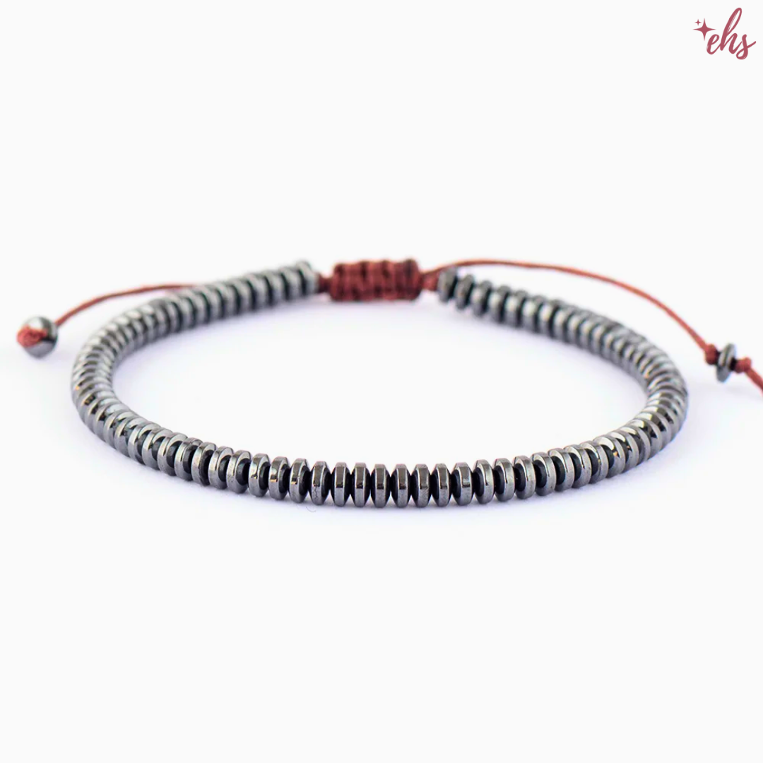 Unisex Lace-Up Metal Bracelet (Hematite, Gold, Rose-Gold)