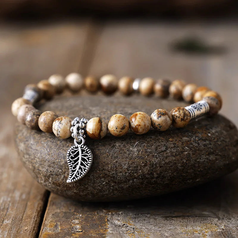 Roots of Jasper Charm Bracelet Set