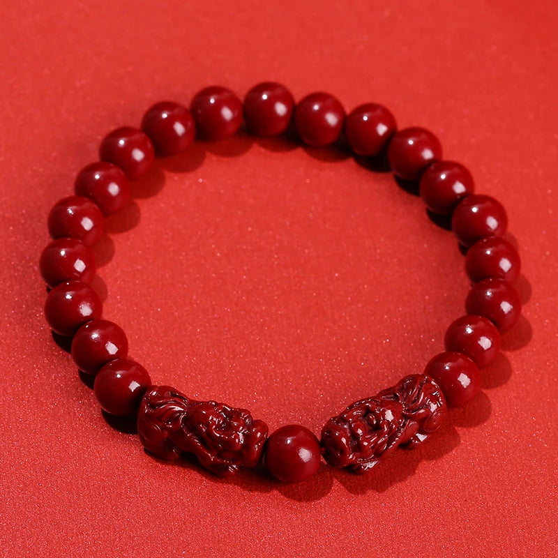 Lucky &amp; Wealth Cinnabar Bracelets
