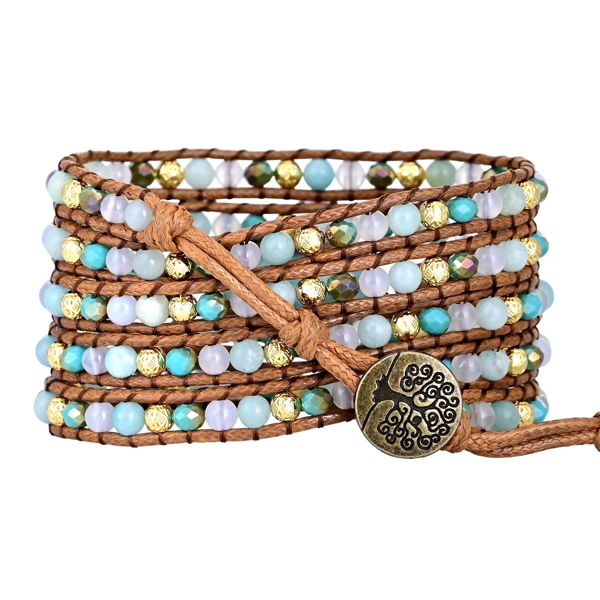 Anti-Anxiety Amazonite Wrap Bracelet