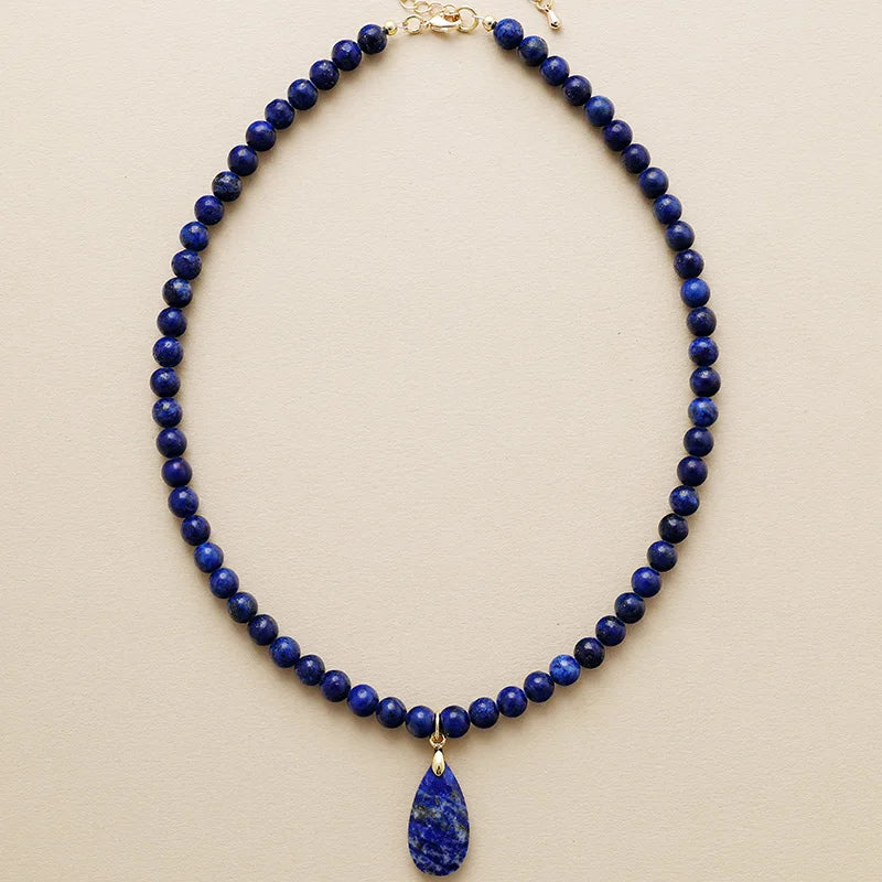 Sacred Teardrop Crystal Necklace