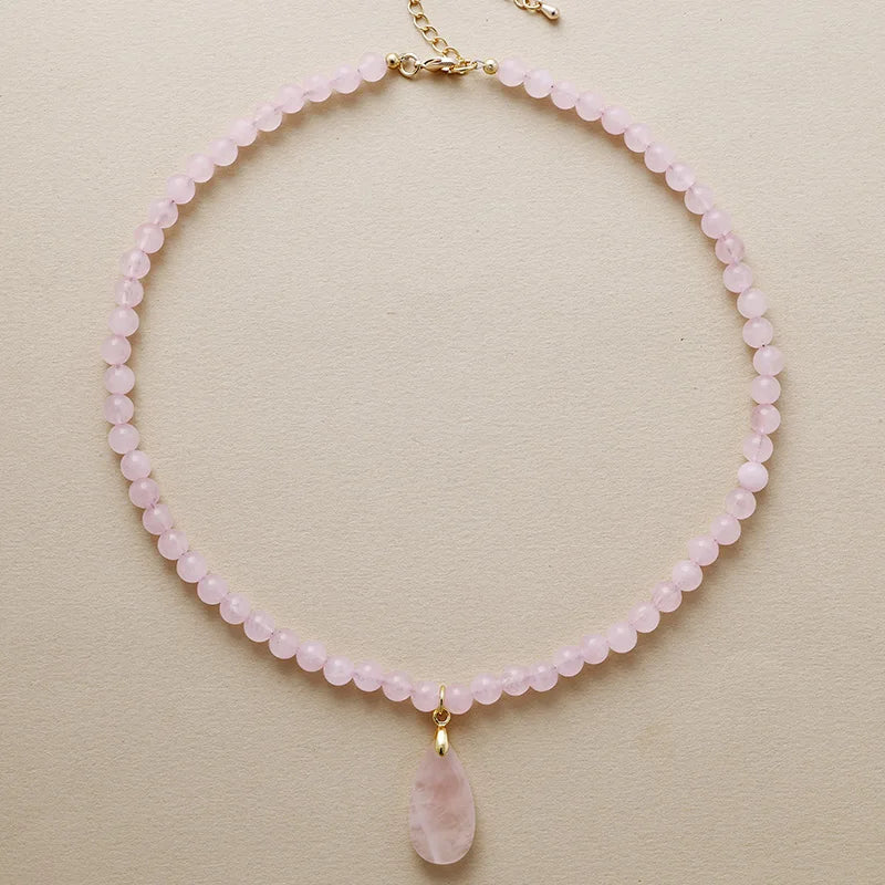Sacred Teardrop Crystal Necklace