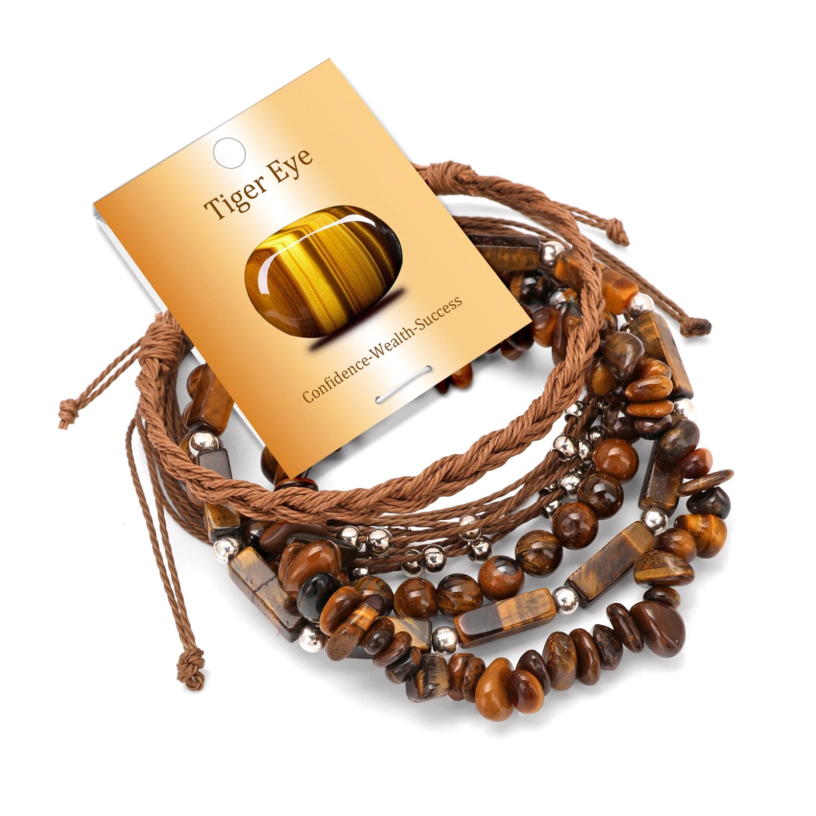 5 Piece Stone Bracelet Sets