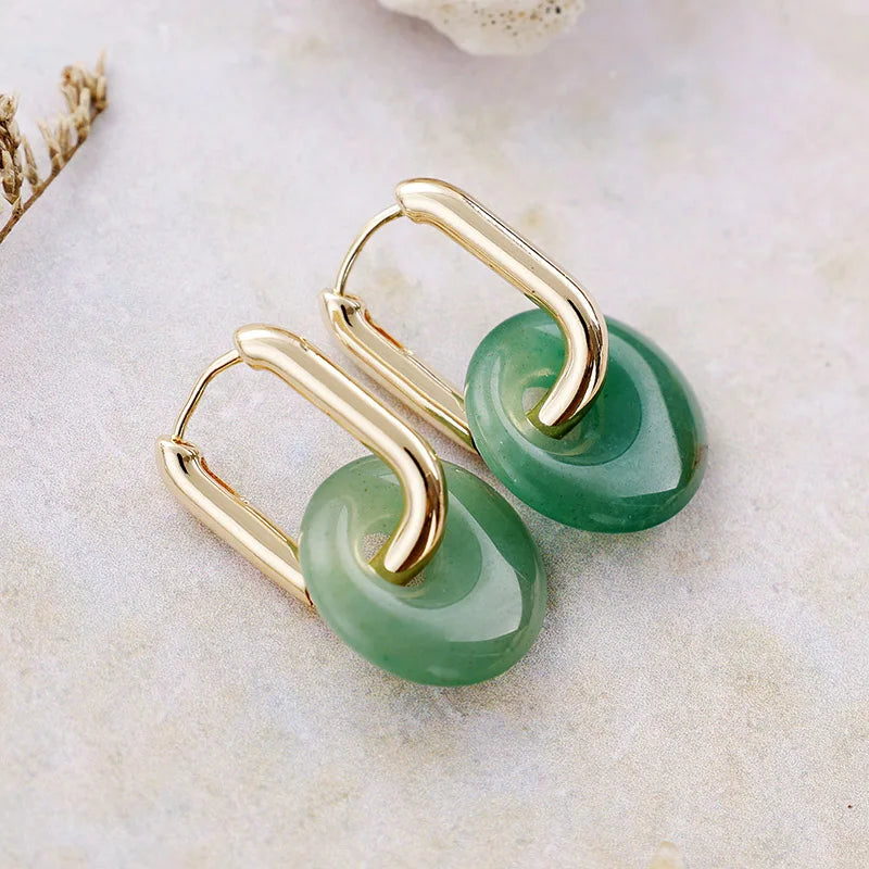 Ethereal Gem Hoops - 5 Variants