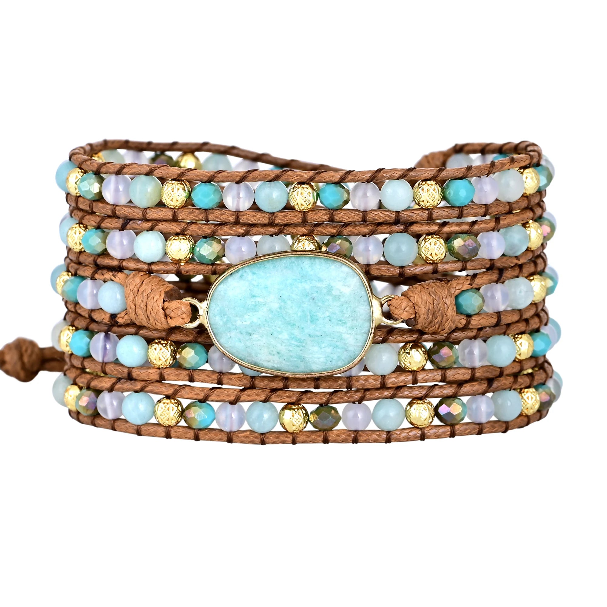 Anti-Anxiety Amazonite Wrap Bracelet