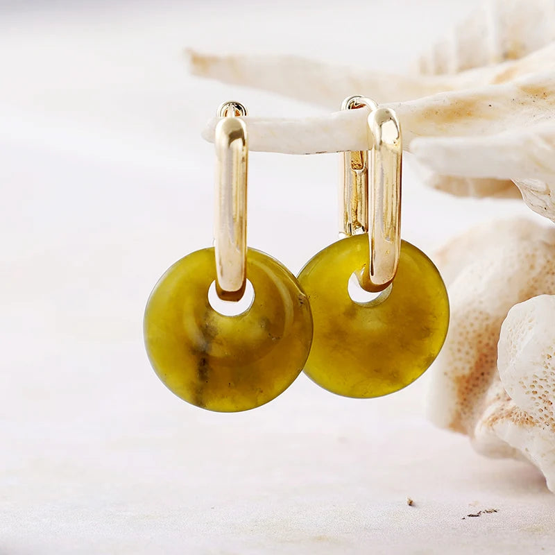 Ethereal Gem Hoops - 5 Variants