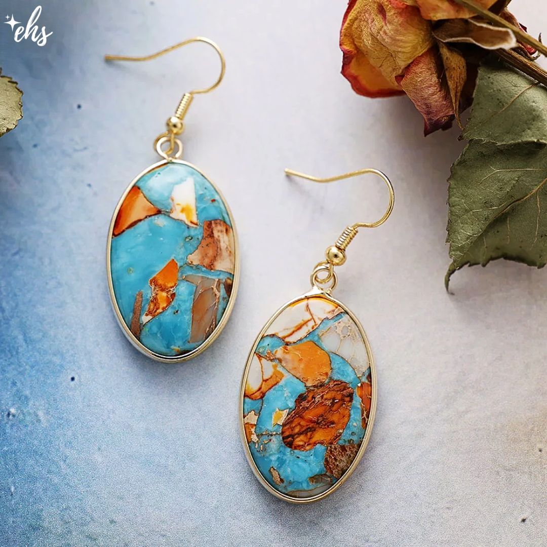 Sedona Stone Gold Earrings