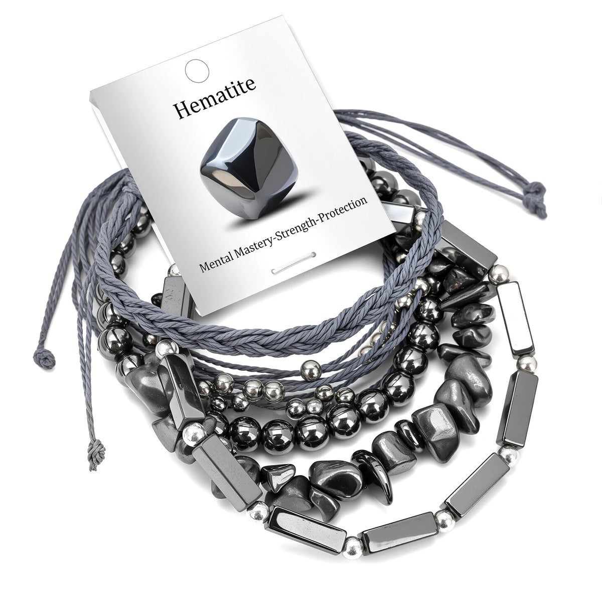 5 Piece Stone Bracelet Sets