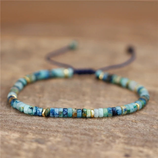 Boho Natural Stone Adjustable Bracelet