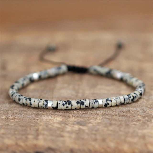 Boho Natural Stone Adjustable Bracelet