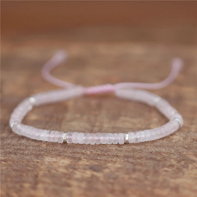 Boho Natural Stone Adjustable Bracelet