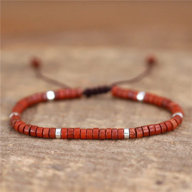 Boho Natural Stone Adjustable Bracelet