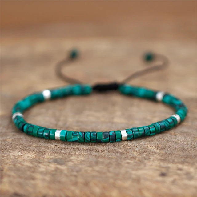 Boho Natural Stone Adjustable Bracelet