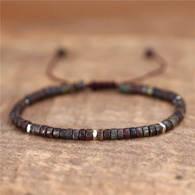 Boho Natural Stone Adjustable Bracelet