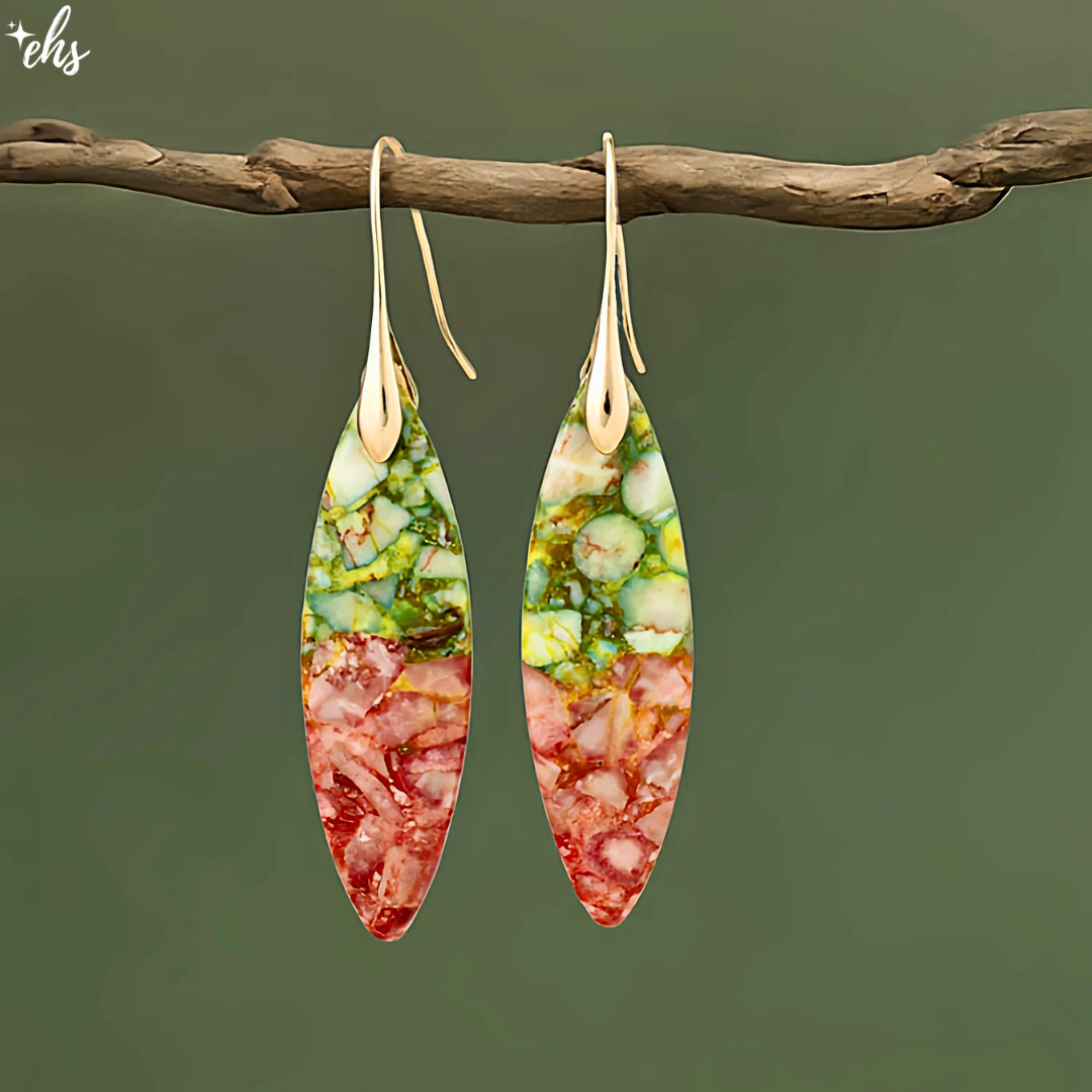 Sunset Garden Jasper Earrings