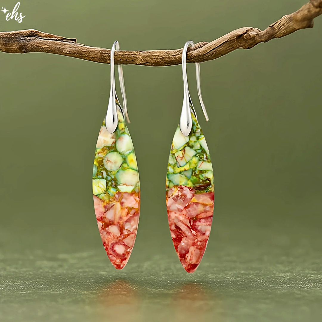 Sunset Garden Jasper Earrings