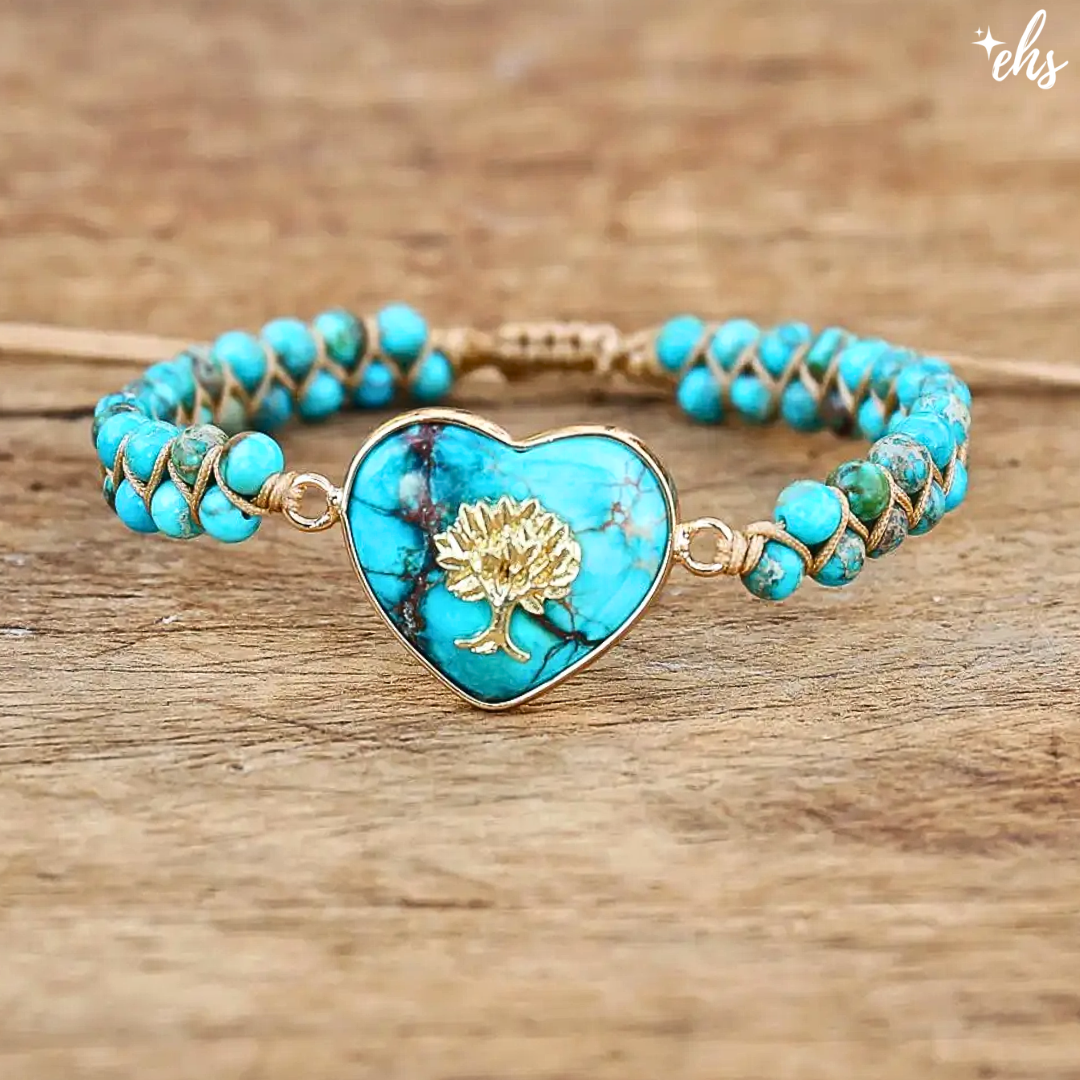 Tree of Life Impression Jasper Bracelet