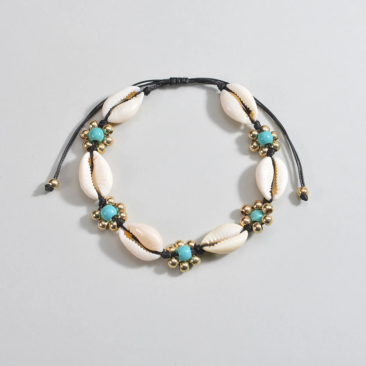 Turquoise Flower Anklet