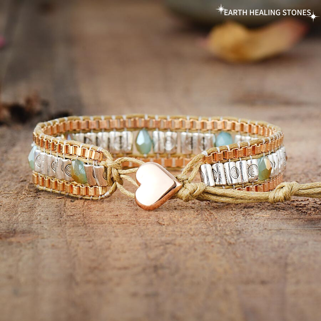 Precious Tibetan Heart Clasp Bracelet