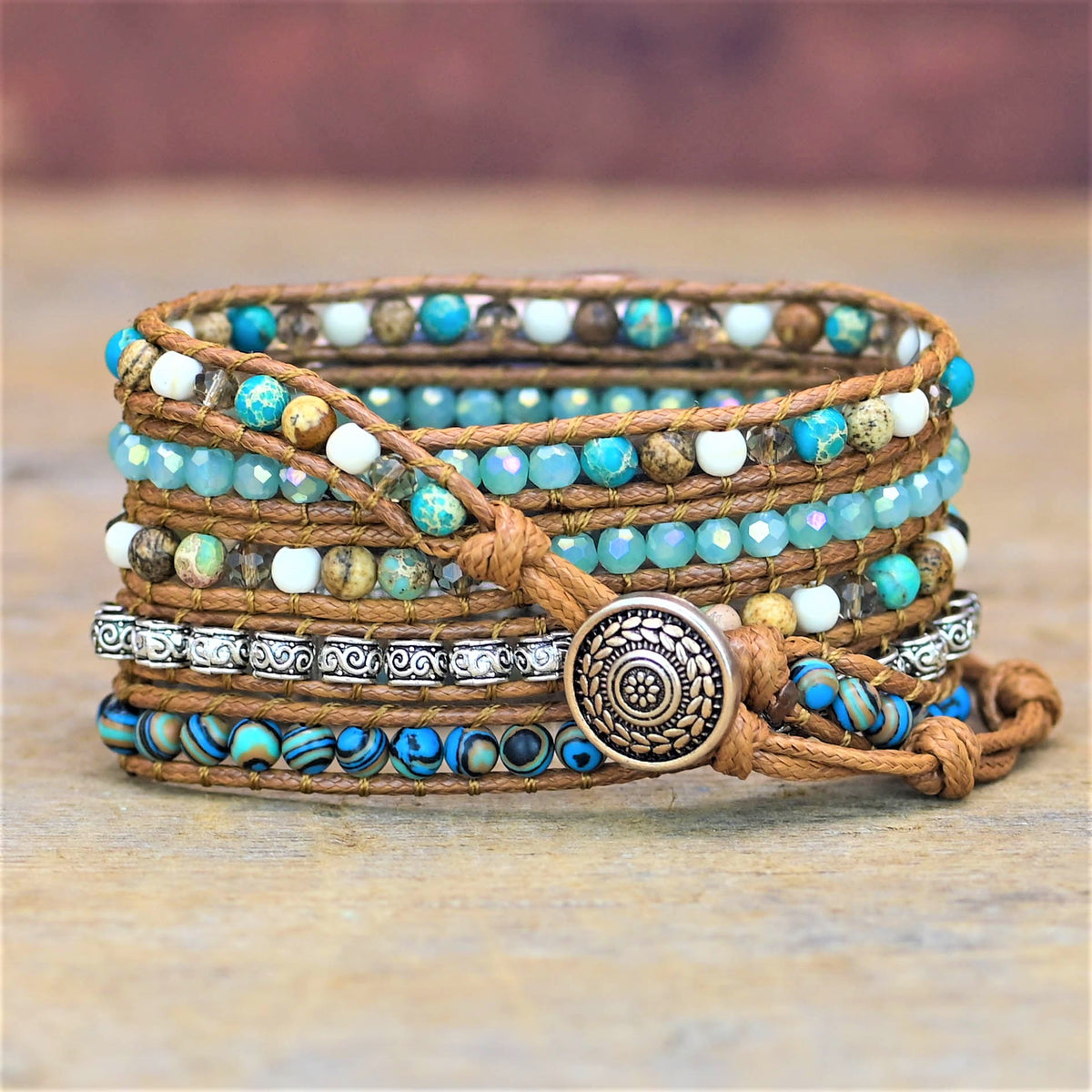 Grounding Ocean Jasper Apple Watch Strap