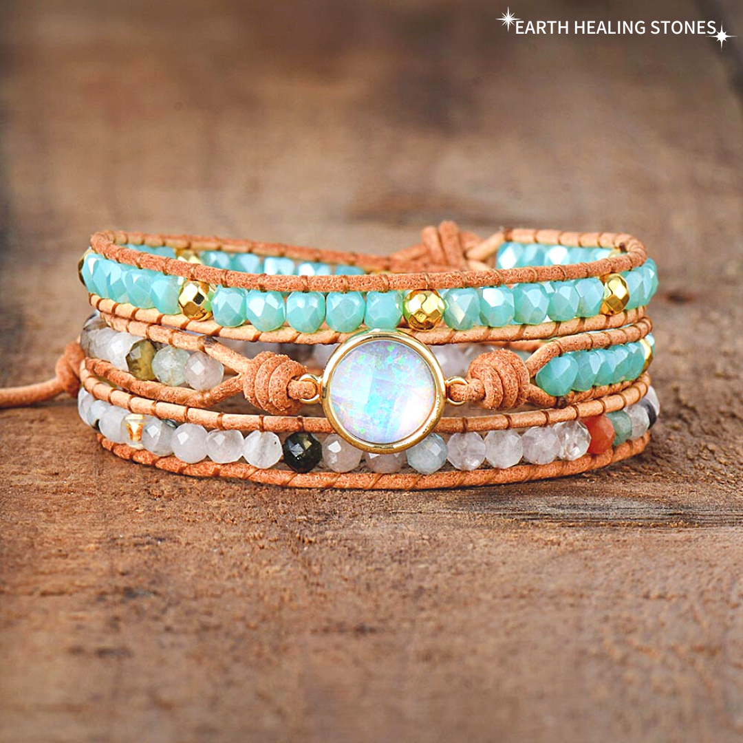 Zen Spirit Opal Wrap Bracelet