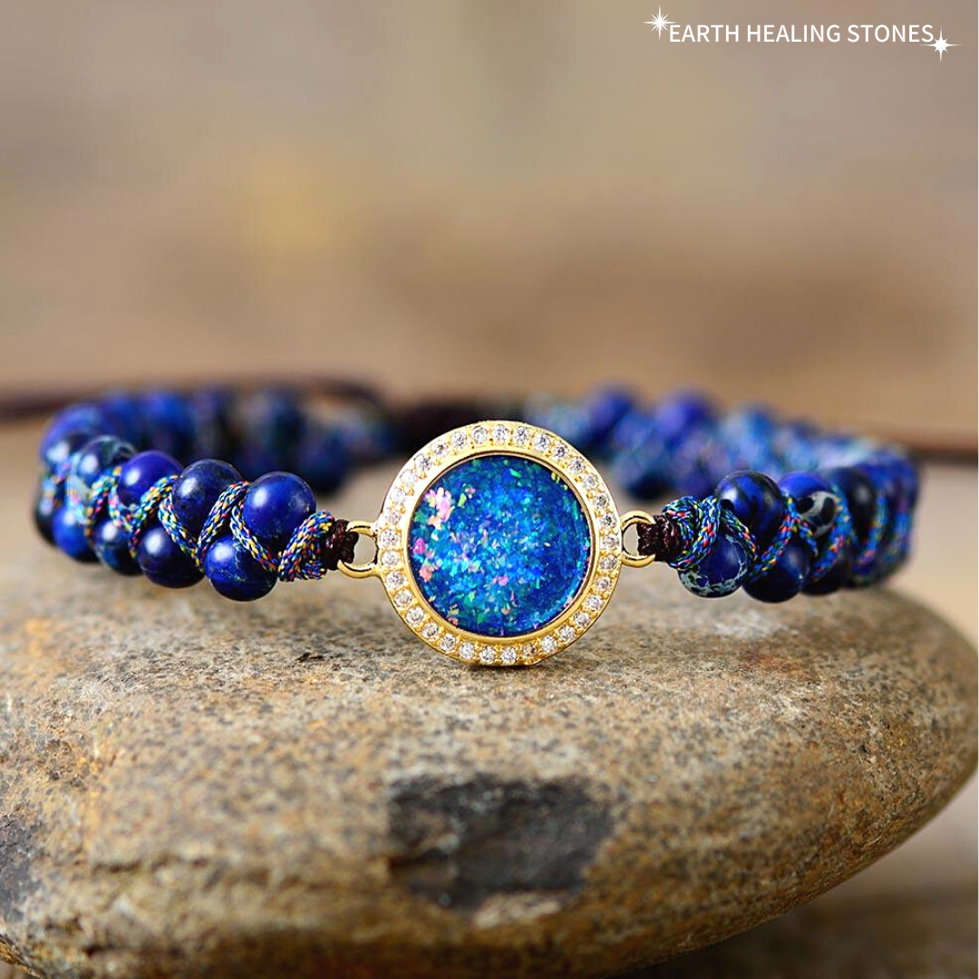 Dazzling Jasper &amp; Opal Bracelet