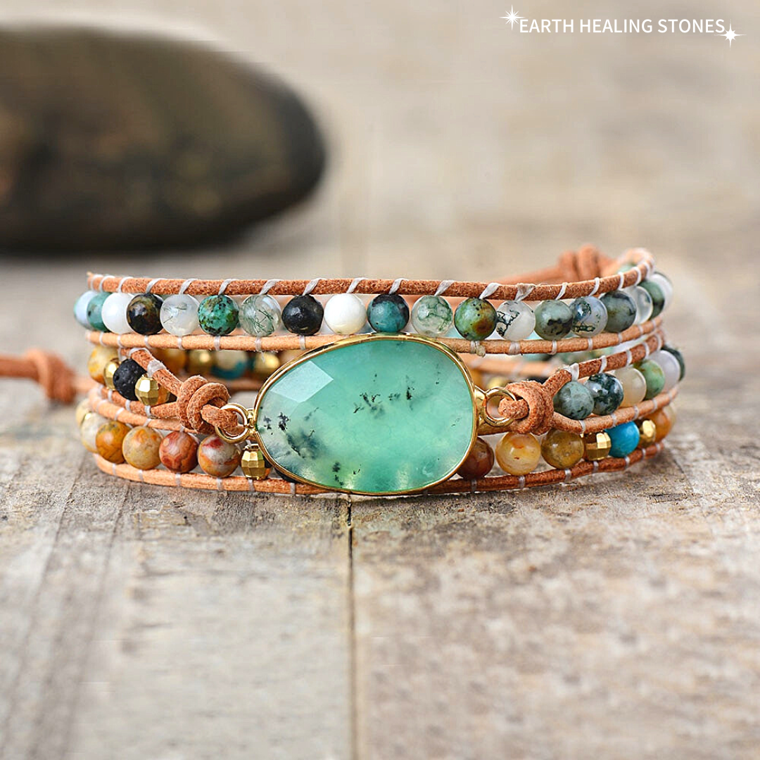 Prosperity Jade Wrap Bracelet