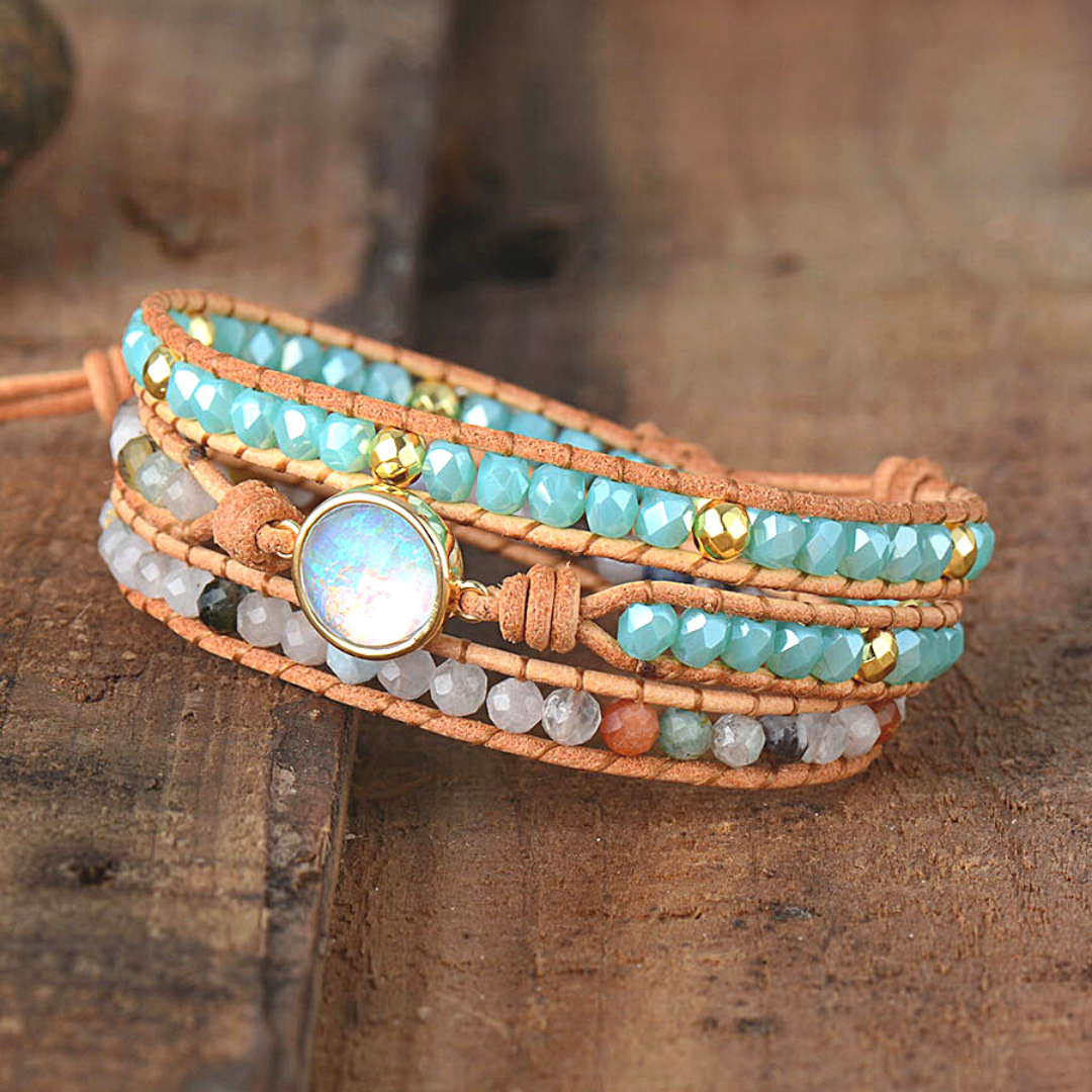Zen Spirit Opal Wrap Bracelet