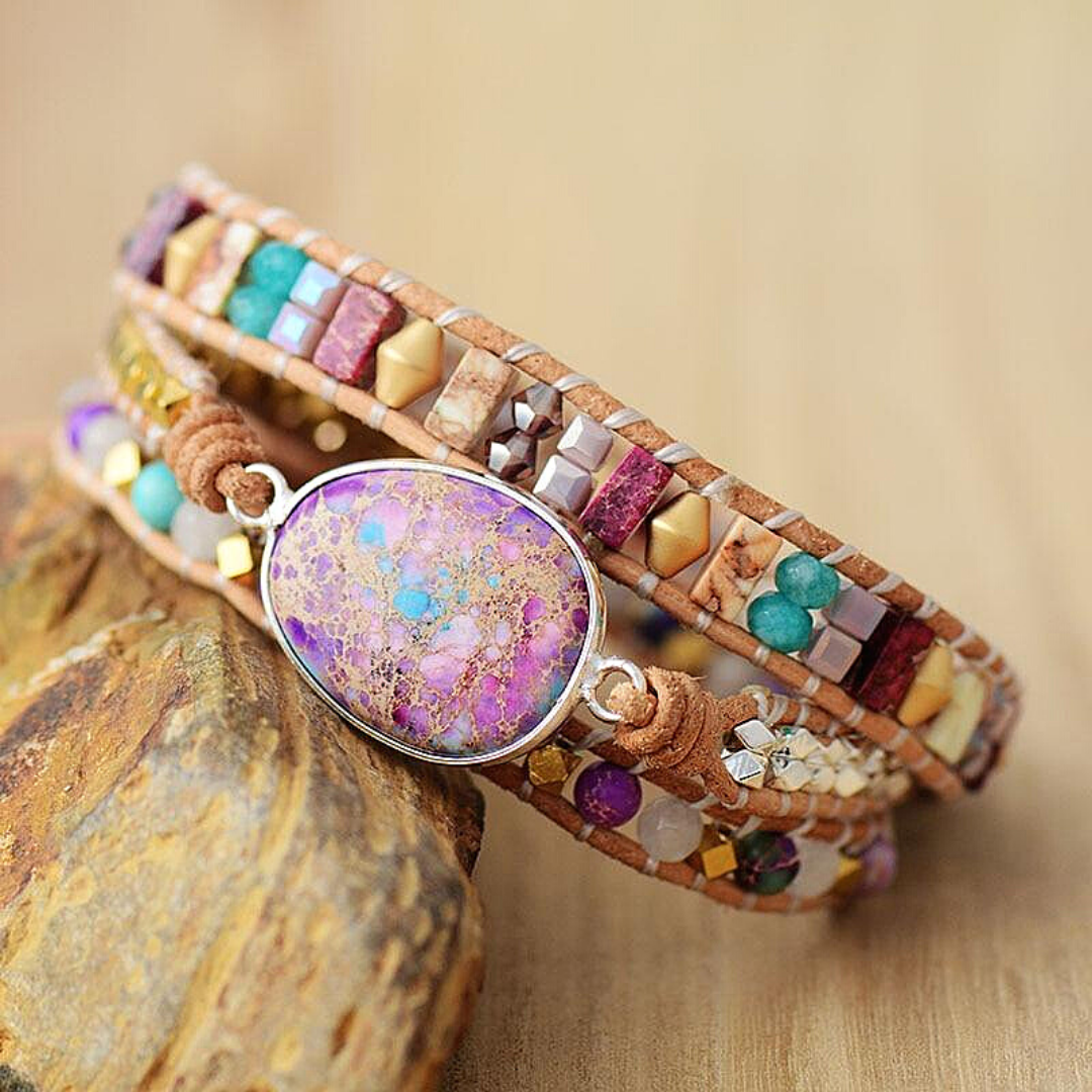 Romantic Purple Jasper Bracelet