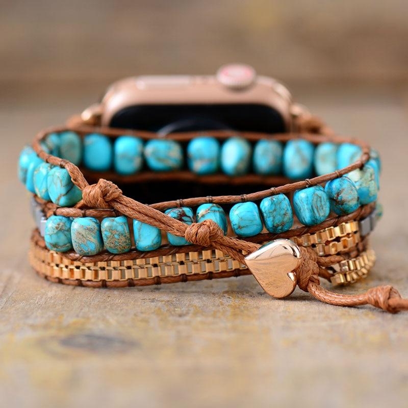 Turquoise Healing Apple Watch Strap