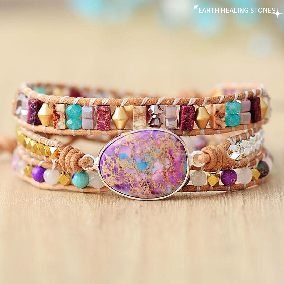 Romantic Purple Jasper Bracelet