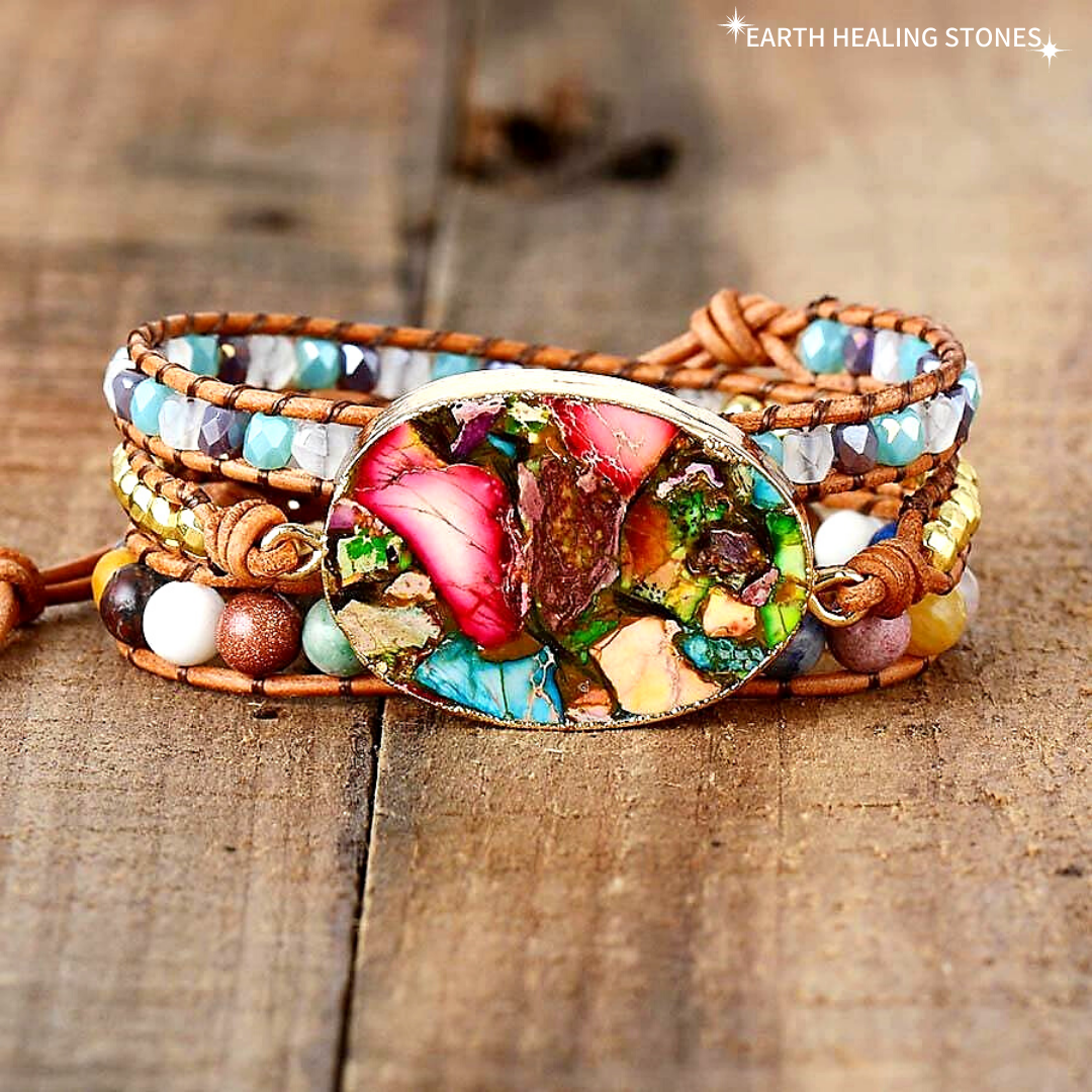 Earth healing stone bracelets deals