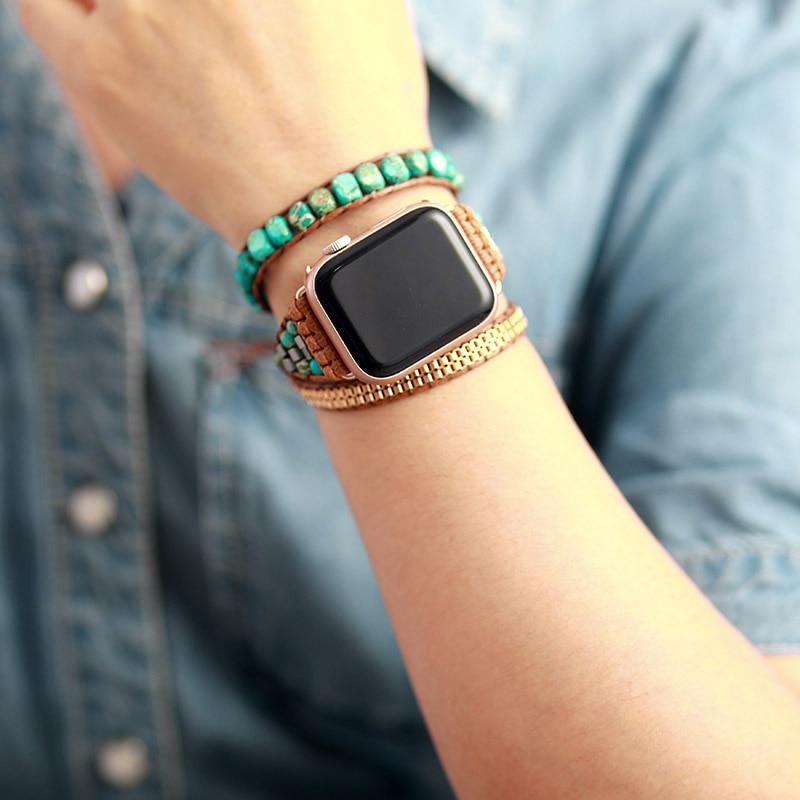 Turquoise Healing Apple Watch Strap