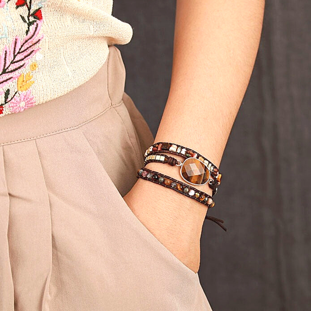 Good Fortune Tiger&#39;s Eye Bracelet
