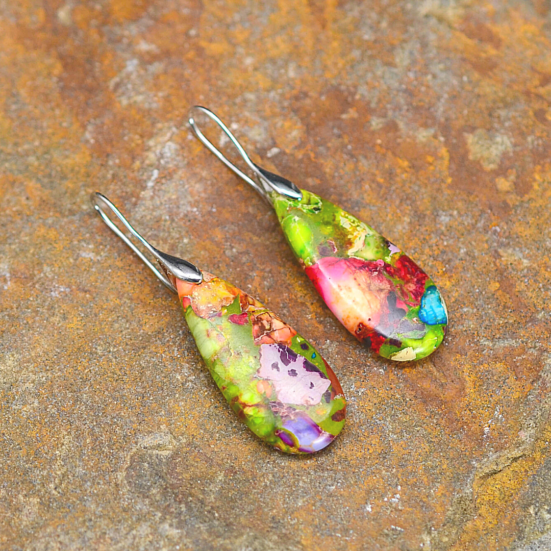 Divine Warrior Jasper Earrings