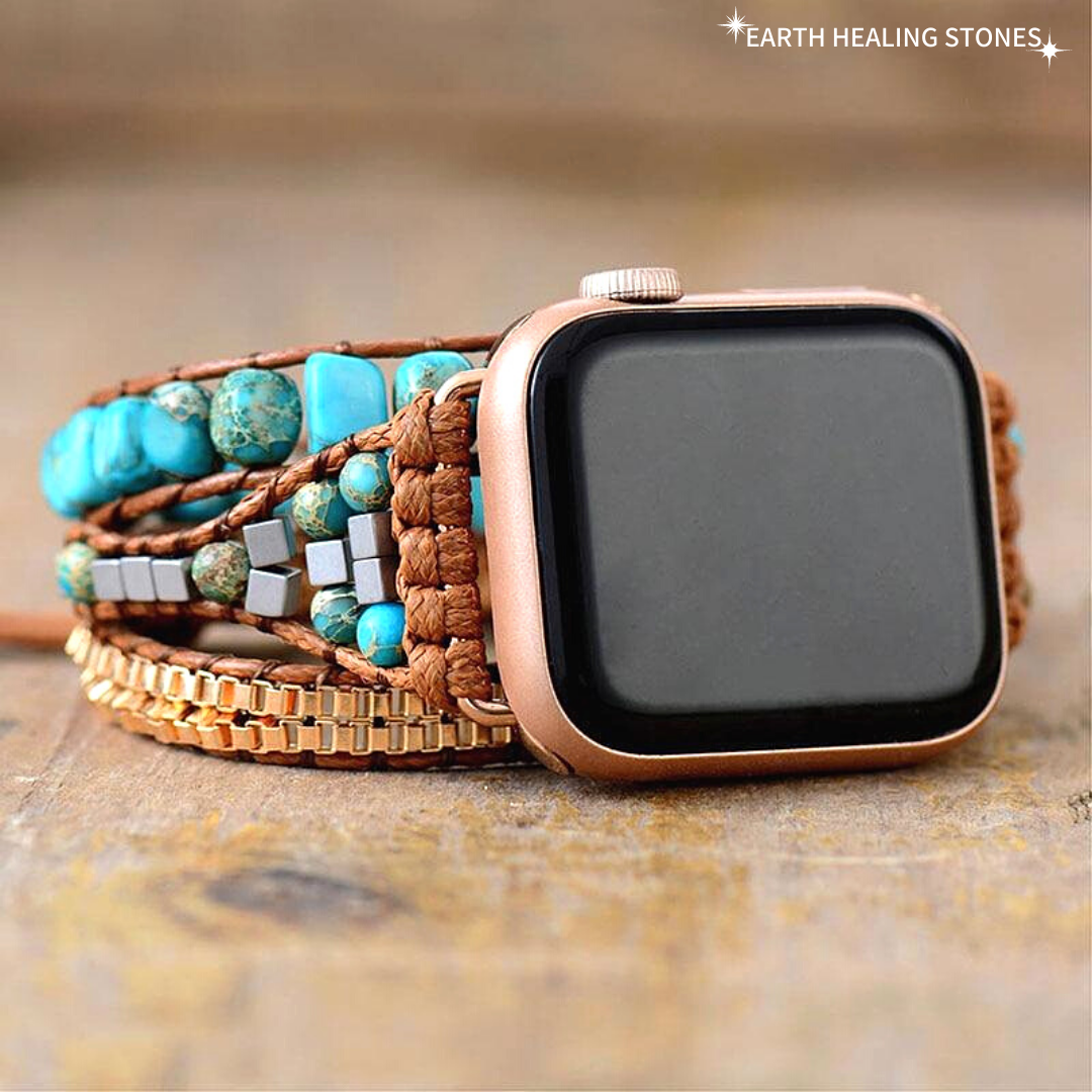 Turquoise Healing Apple Watch Strap